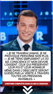 SCÉNARIO FICTIF : Jordan Bardella sème le doute après une mystérieuse apparition nocturne